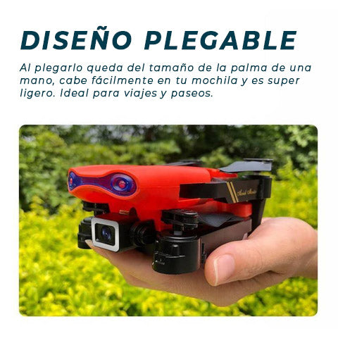 Dron Plegable Con Cámara Dual 4K - Flyer Dron