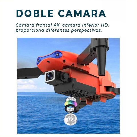 Dron Plegable Con Cámara Dual 4K - Flyer Dron