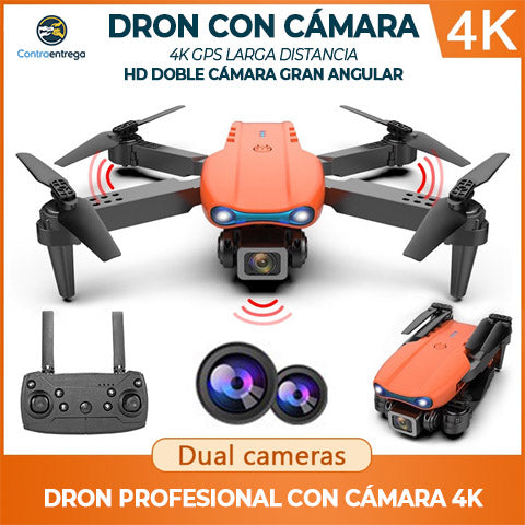 Dron Plegable Con Cámara Dual 4K - Flyer Dron